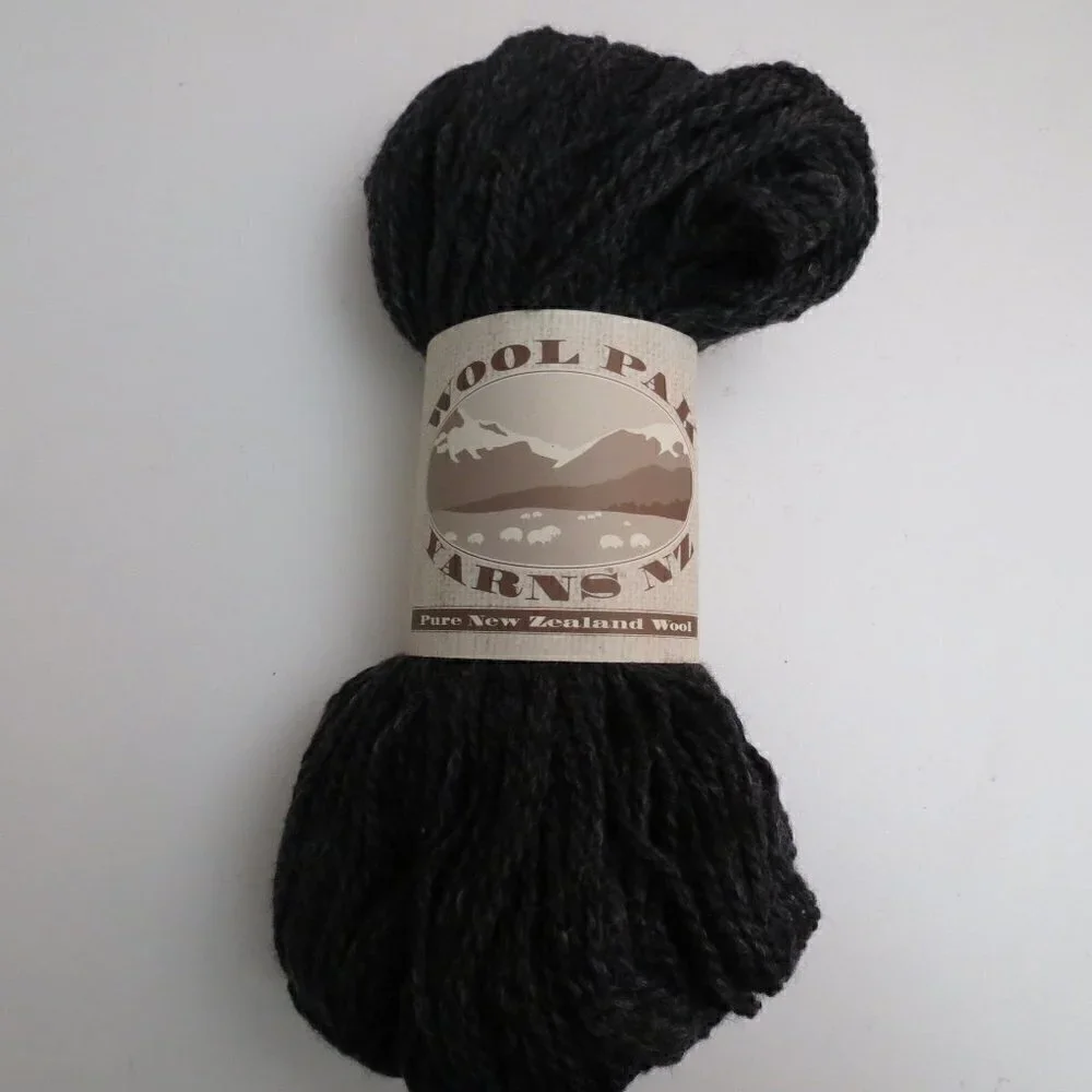 wool pack farms yarn new zealand Color Charcoal 14Ply #1908